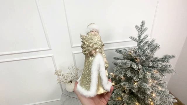 Декоративная фигура САНТА В ШУБЕ С ОПУШКОЙ, 23 см, XNA22015782