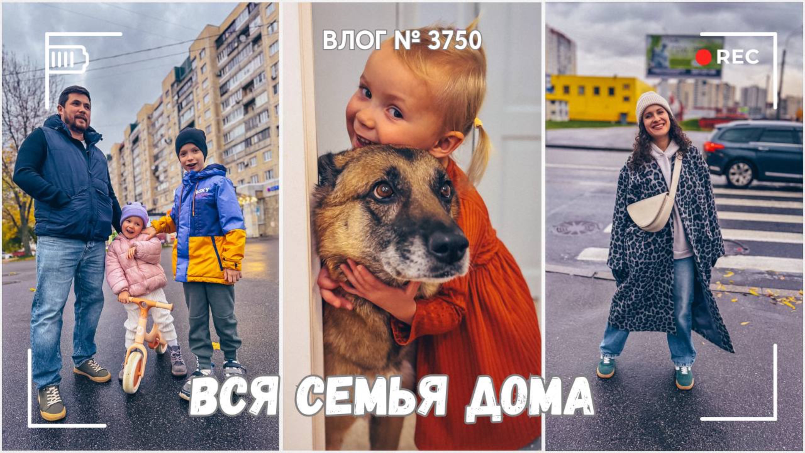 Когда вся семья дома | Едим плов | Сдали самокат в ремонт -  ВЛОГ №3750 - 12.10.25