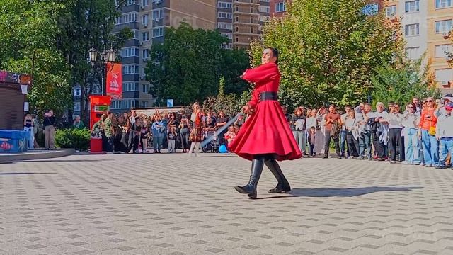Фланкировка на фестивале русской казачьей культуры в Краснодаре