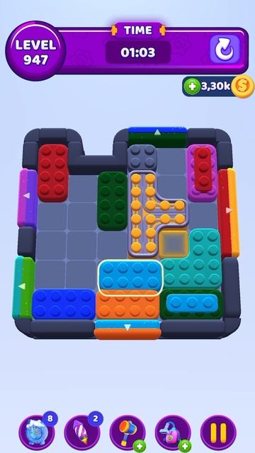 Color Block Jam 947 Уровень