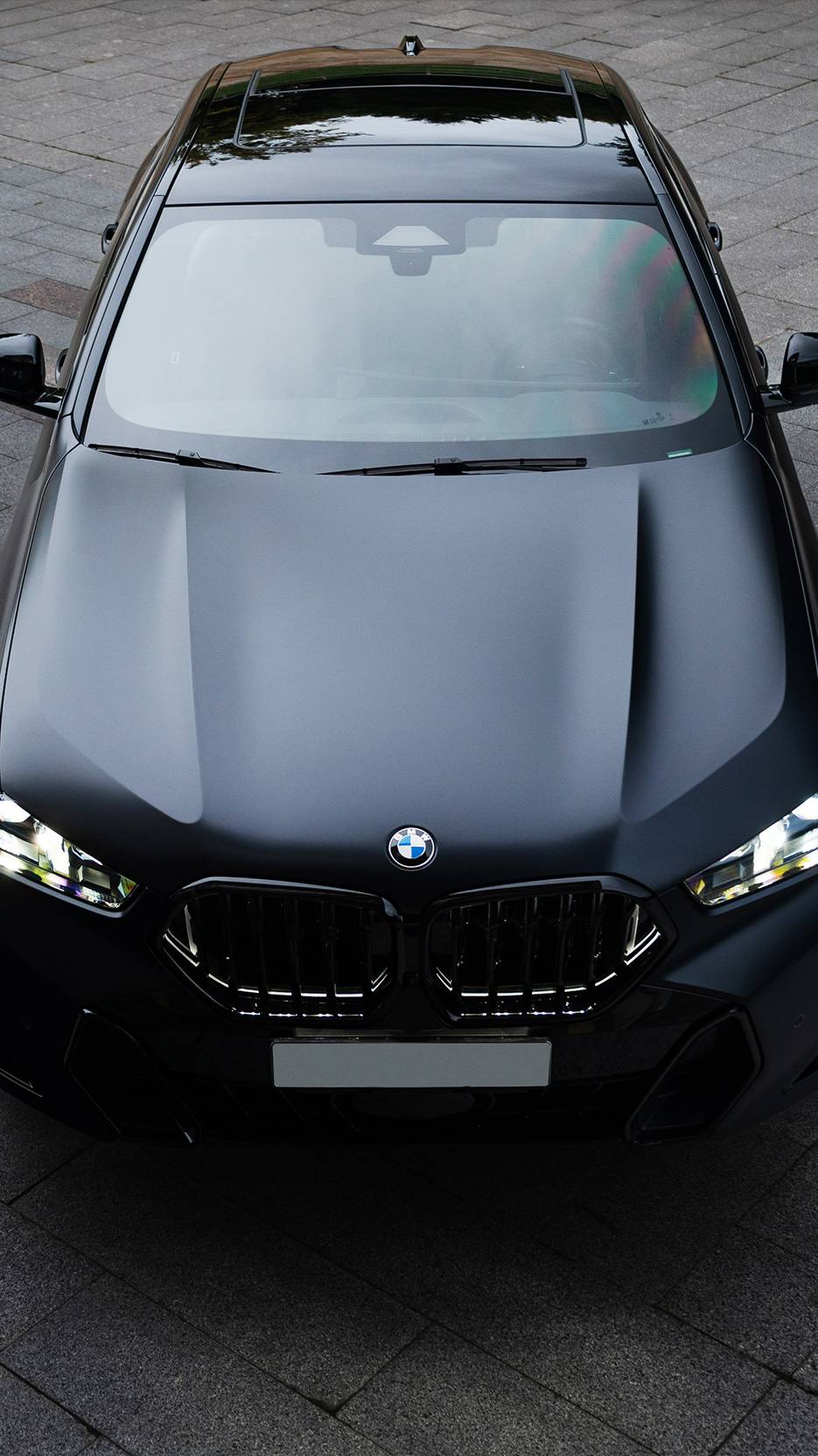 Антигравийная защита BMW X6 (G06) матовым полиуретаном
