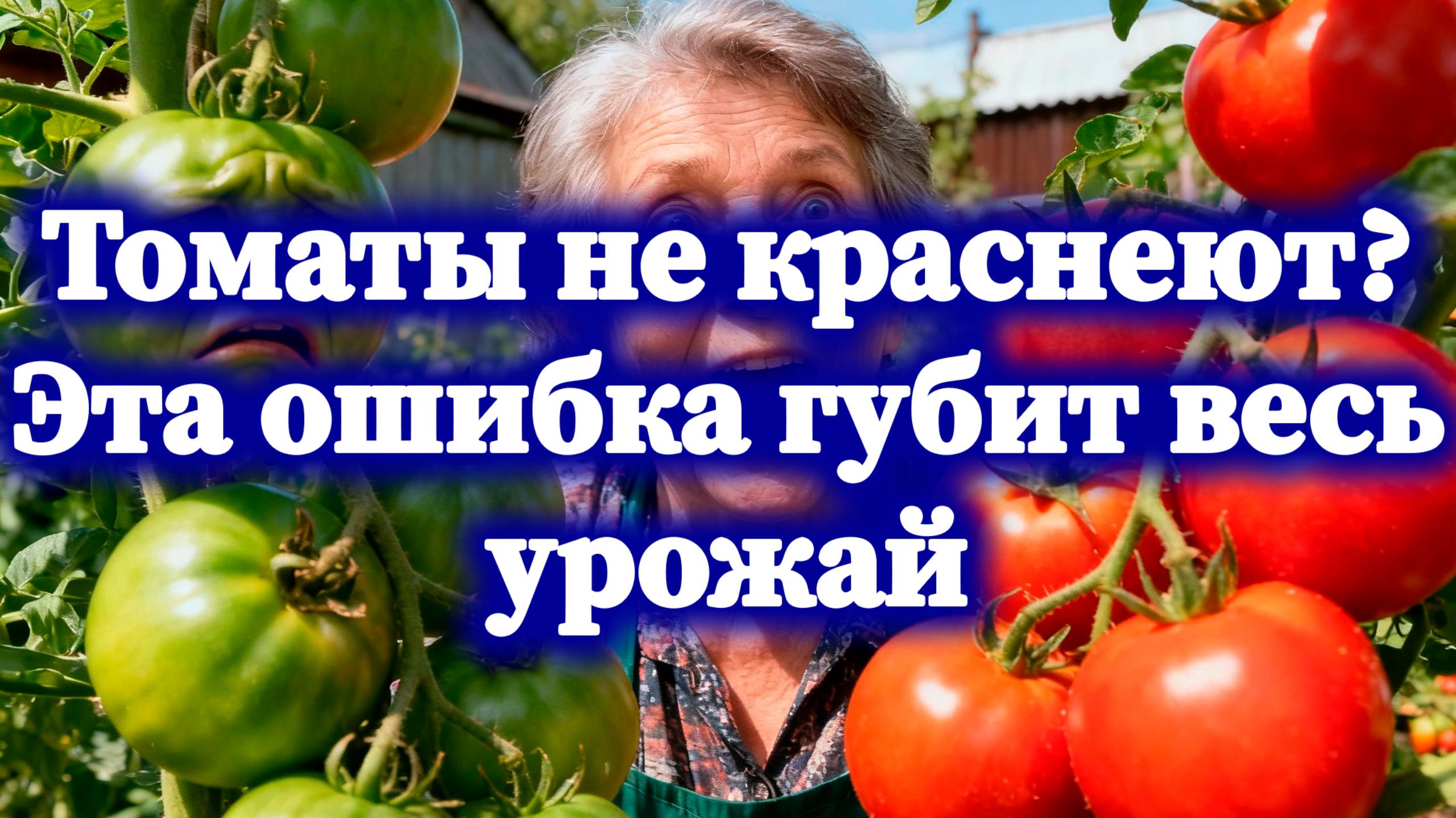 Томаты не краснеют Эта ошибка губит весь урожай