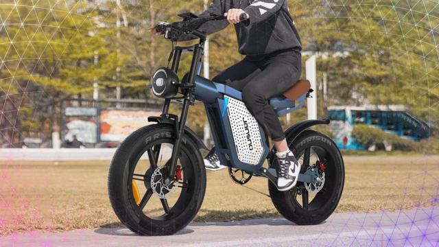 Jansno X60 Electric Bike 1500W Motor 48V 23Ah Battery 20 Inch Fat Tire Snow Off Road Electric Bike