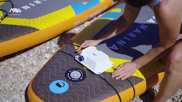 Надувной САПБОРД с электромотором Aqua Marina GO Turbo 1010