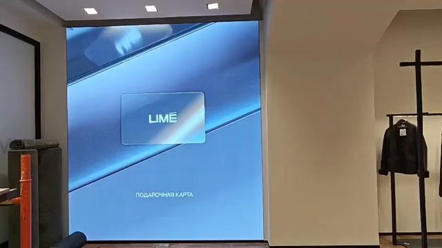 Светодиодные экраны для магазина одежды LIMÉ в ТД ГУМ