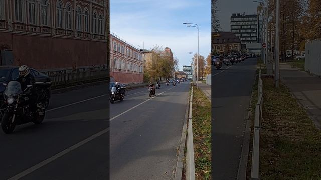 закрытие мотосезона 2025 Н.Новгород
колонна