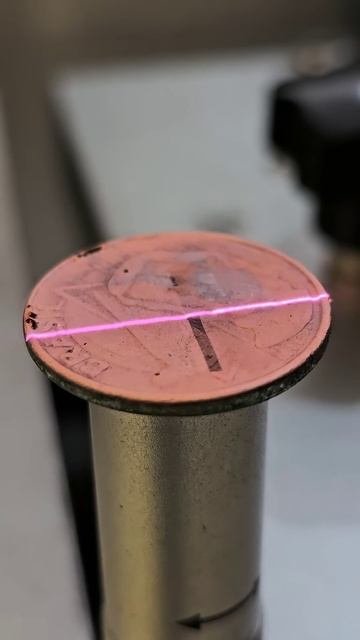 Cleaning A Coin With Laser