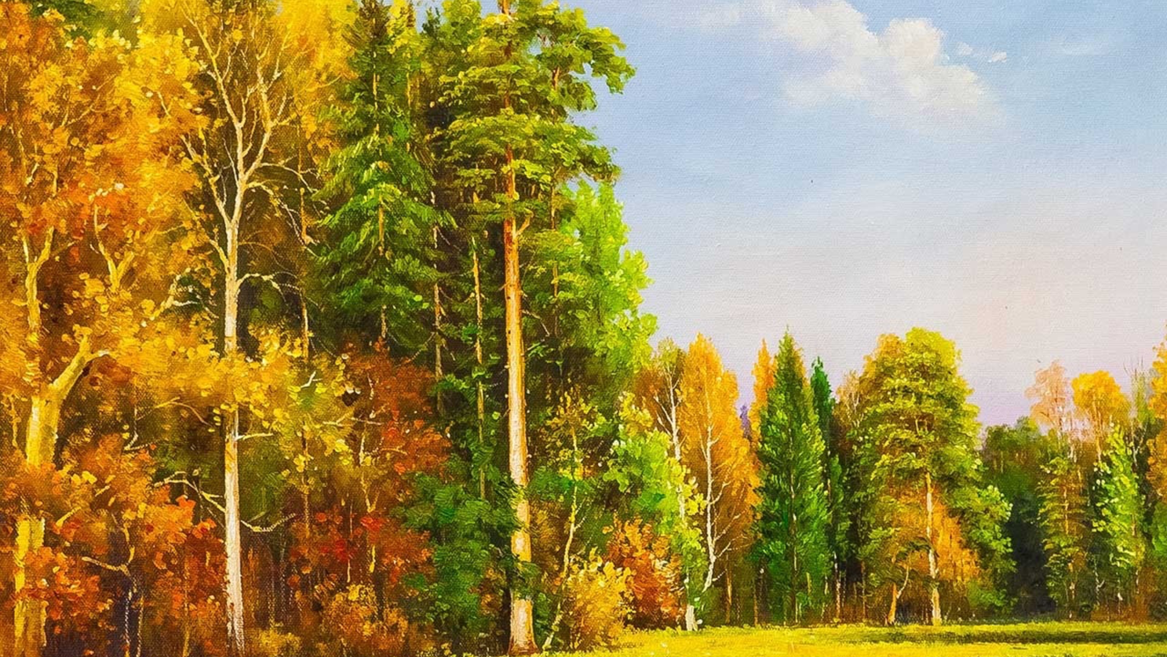 Мастер-класс «Осенний лес»