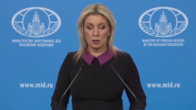 Реклама Мария Захарова- Я не удивлена тому что творит Париж