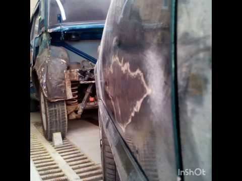 Как самостоятельно вручную отрихтовать дверь водительскую