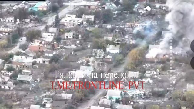  Видео точного удара по складу с БК ВСУ в населённом пункте Константиновка !!!