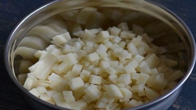 Пирог с фаршем и картошкой