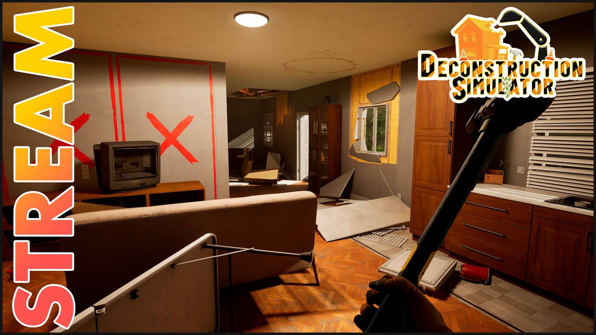 ЛОМАТЬ, НЕ СТРОИТЬ ► DECONSTRUCTION SIMULATOR ► STREAM ► ПРОХОЖДЕНИЕ 1 ► #gone_play