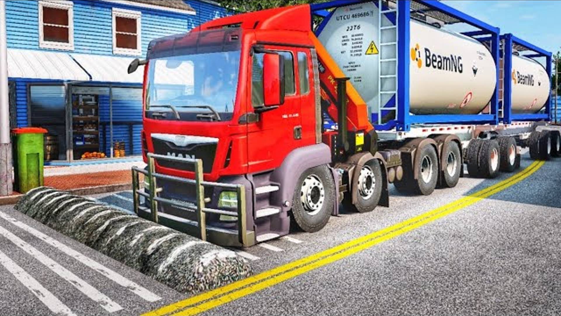 Реалистичные автокатастрофы на шоссе - BeamNG.Drive