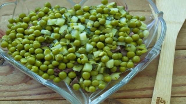Салат Обжорка с печенью