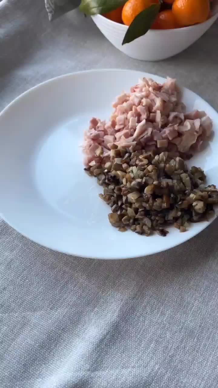 🥙 Салат с копчёной курицей