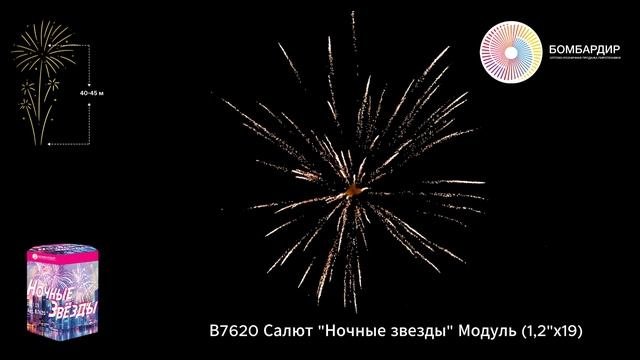 В7620 Салют Ночные звезды Модуль (1,2х19)