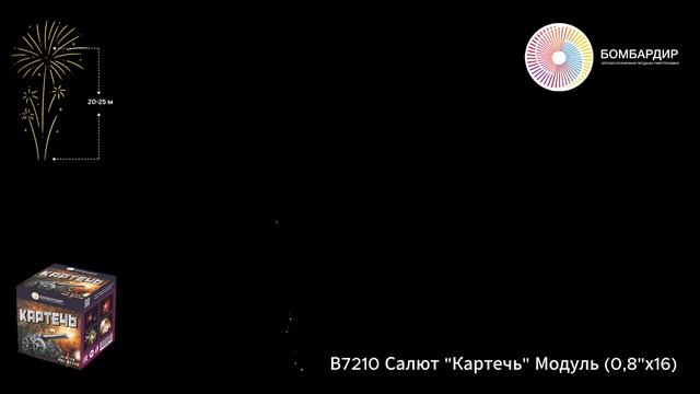 В7210 Салют Картечь Модуль (0,8х16)