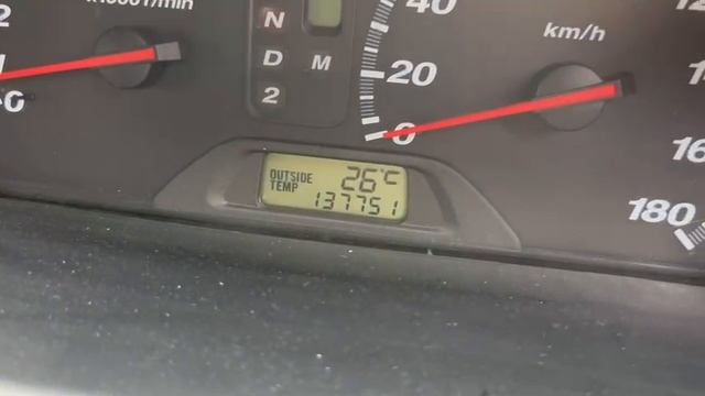 Тест перед разбором в Японий Honda Odyssey RA6 пробег 137780 т.км