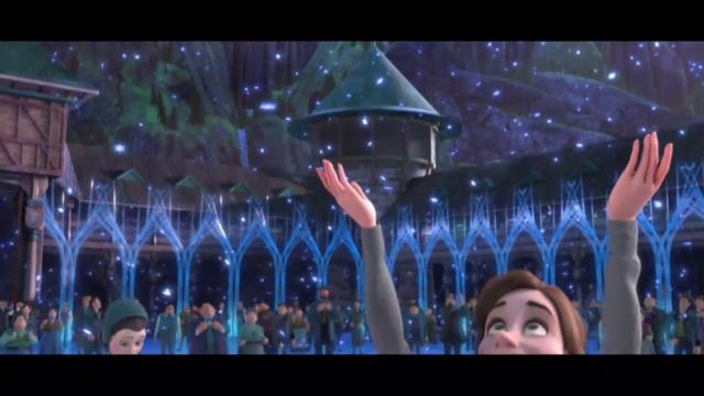 Смотри, как красиво метёт серебром