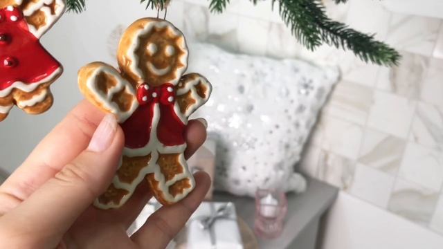 Набор ёлочных игрушек ИМБИРНАЯ ПАРОЧКА доломит 9 см 630050-набор