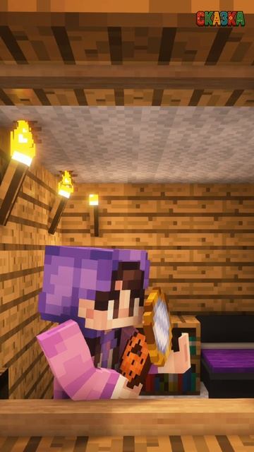 Две дочери | Татарская народная сказка | Сказки в Minecraft (часть 1)
