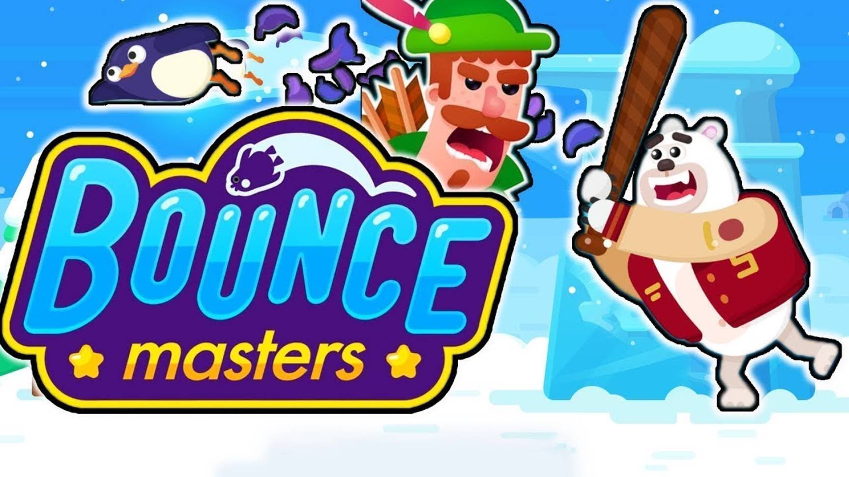Bouncemasters прыжки пингвина