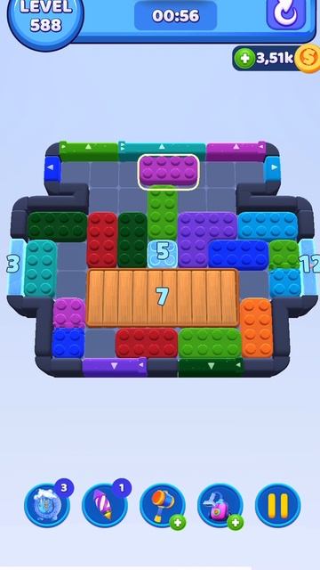 Уровень 588 Color Block Jam