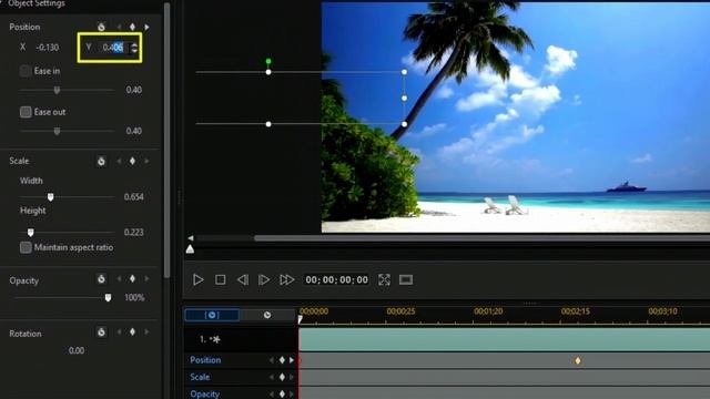 PowerDirector 20...- Два способа применения переходов к фигурам