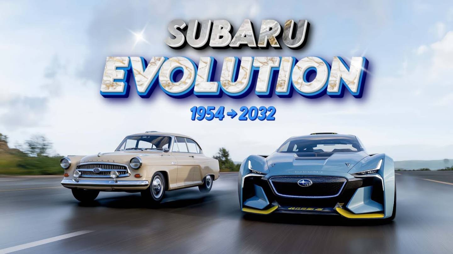 Subaru Car 1954-2032 История трансформации автомобиля Technoyarus