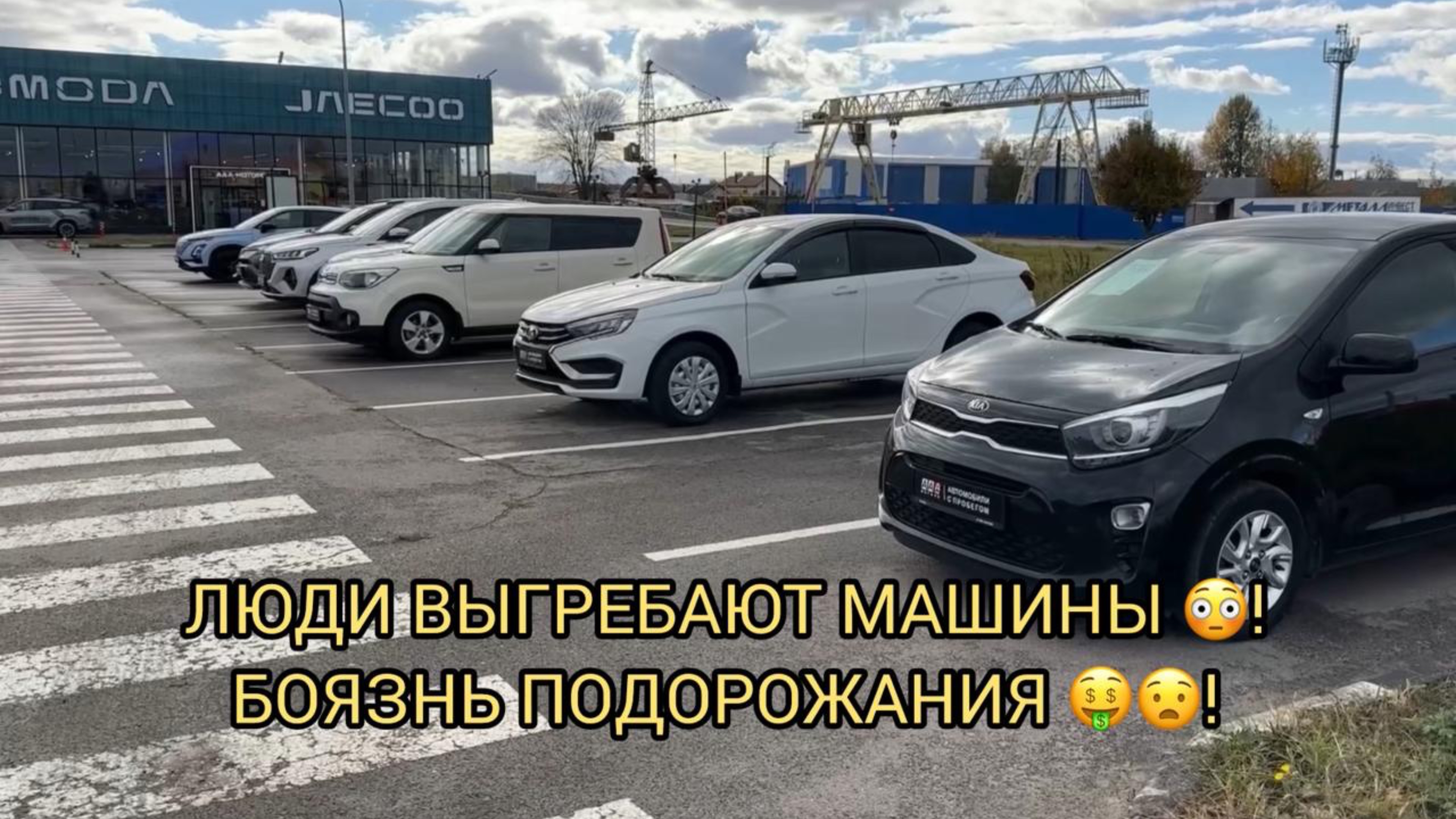 БОЯЗНЬ ПОДОРОЖАНИЯ ЗАРЕШАЛА НАРОД КИНУЛСЯ ВЫГРЕБАТЬ МАШИНЫ 