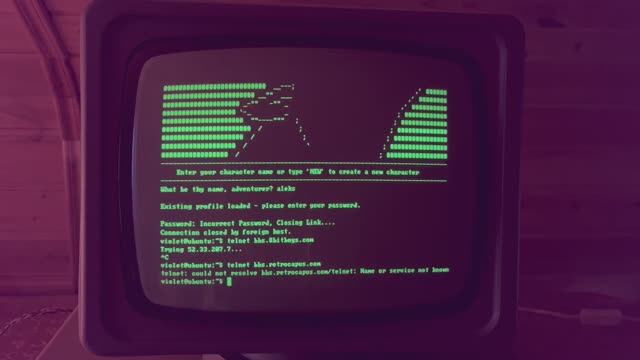 Robotron 1715M, демонстрация Bbs Retrocampus