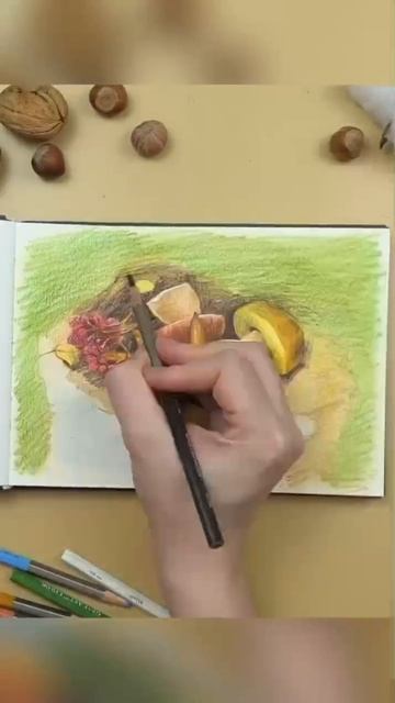 🍁 Финальный урок марафона «Оттенки осени» уже ждет вас в группе!Рисуйте с удовольствием 🧡