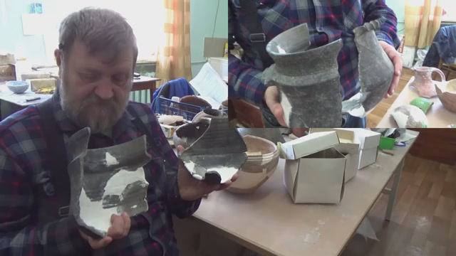 Последнее эхо ушедших традиций - серый котел из раскопа по улице Ленинградская, 58