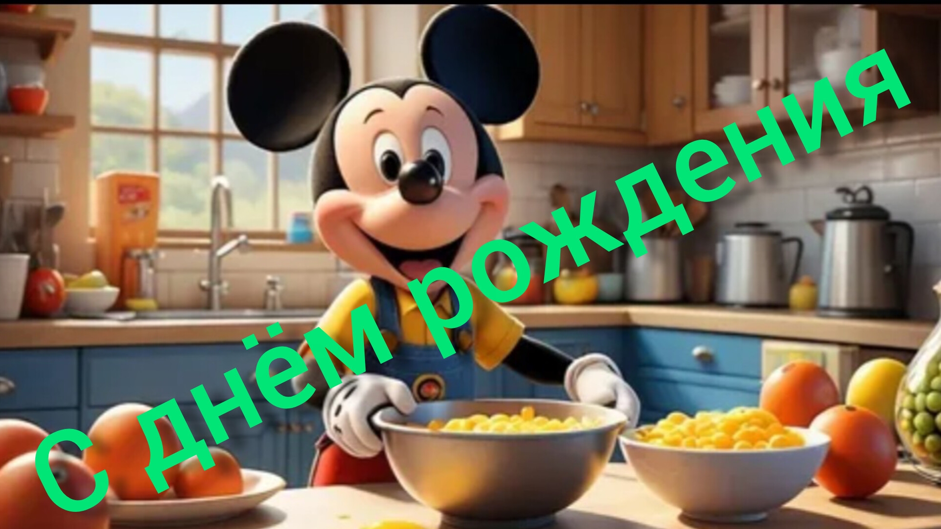 ПОЗДРАВЛЕНИЕ С ДНЁМ РОЖДЕНИЯ!  Музыкальная открытка