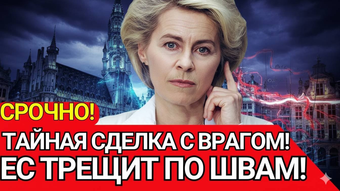 СЕНСАЦИОННЫЙ СКАНДАЛ! Фон дер Ляйен под огнём  Тайные сделки с Pfizer!