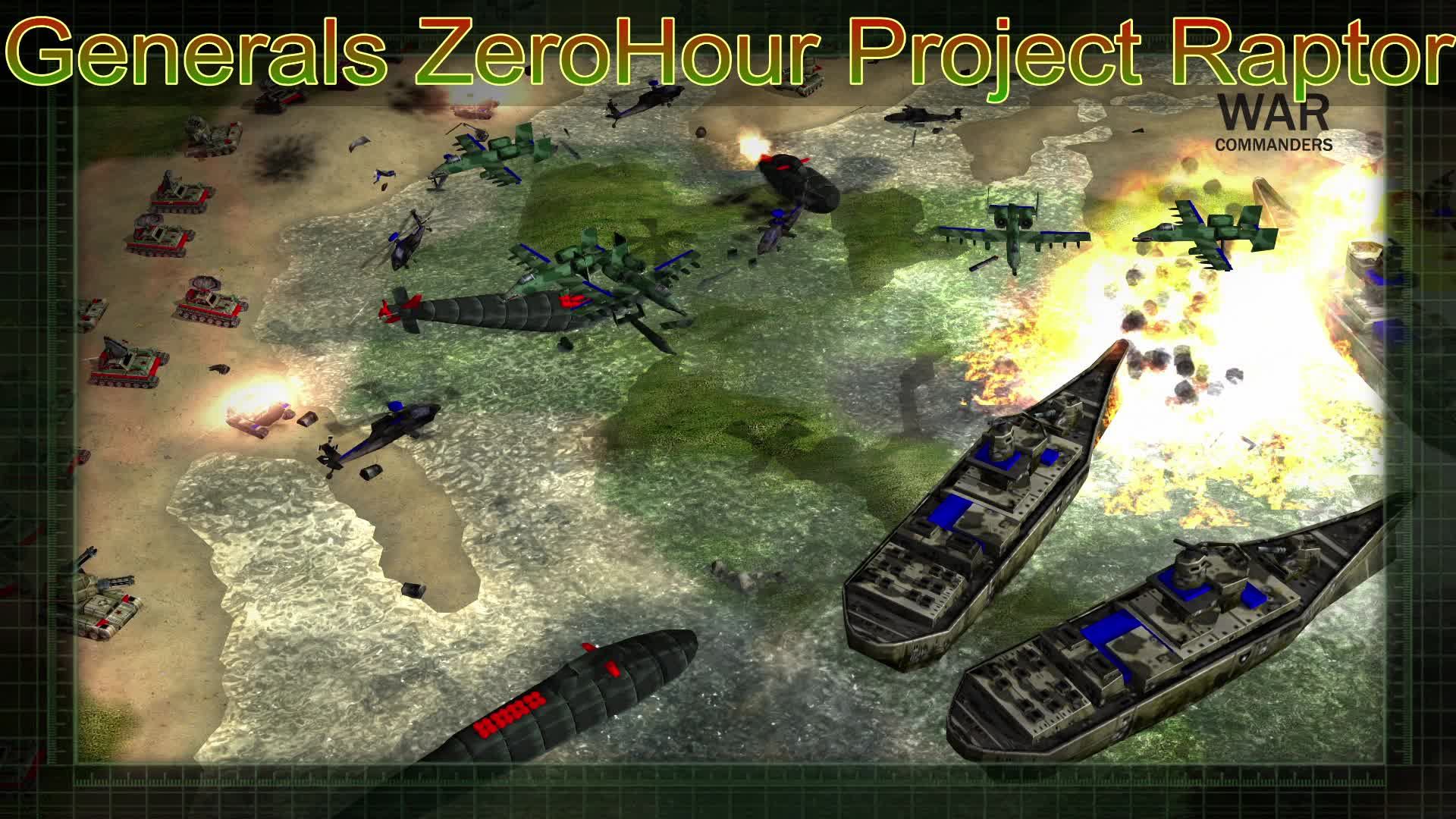 Generals Project Raptor:War Commanders 9.1.24 Тест новых миссии и выявление ошибок