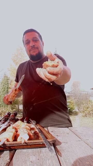 шашлык на мангале