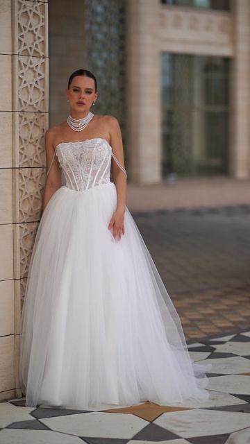 Свадебное платье Белива из коллекции «Only You» 2026 от Marry Mark Glitter