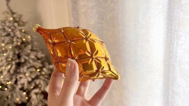 Набор ёлочных украшений ПОДВЕСКИ КОННЕСИ, пластик, янтарный, 15 см, 3 шт., 1000600