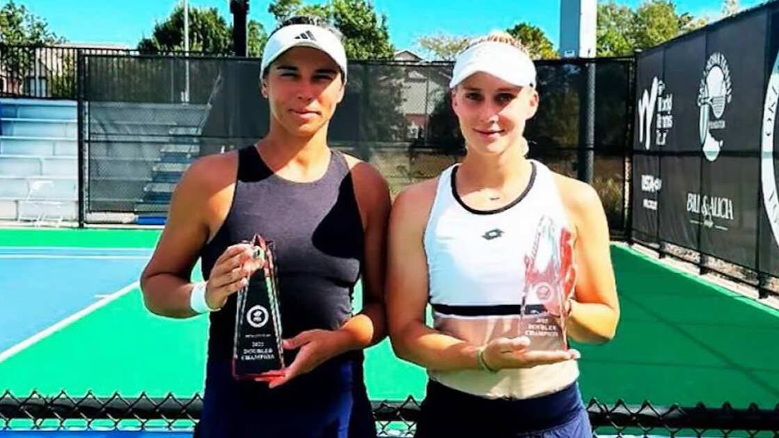 Россиянка и украинка выиграли парный турнир по теннису в США