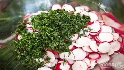 Салат с яйцом