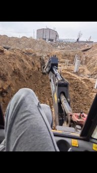 приехал на сваи, расширить место под технику #кострома #экскаваторщик #чукурова888 #рек