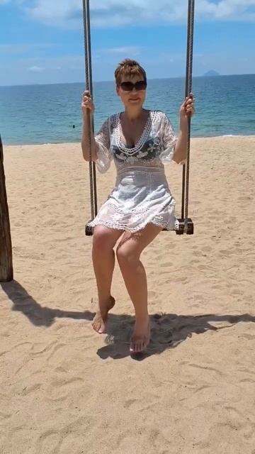 Вьетнамские качели на пляже. Как Мальдивы! Нячанг.Канал Тутси-диеты и путешествия. @tutsi-dieti