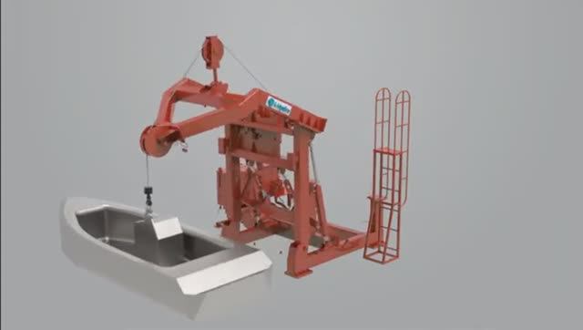 Спуско-подъёмное устройство А-типа | СПУ NM30 | Davit System Type A  / NM30