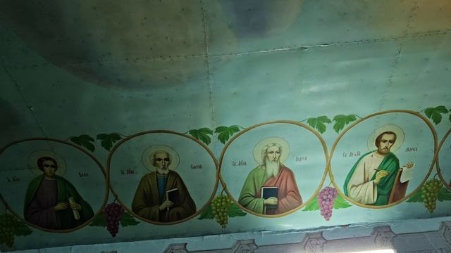 Малые Ясырки. Уникальная роспись в трапезной части храма Архангела Михаила