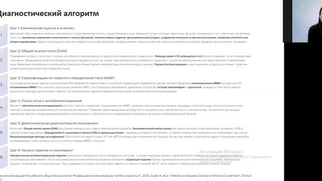 Инфекции мочевыводящих путей в пожилом возрасте