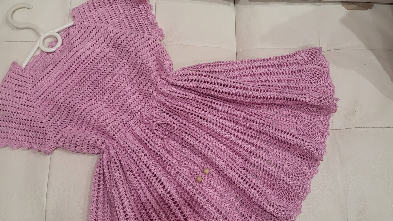 Детское платье крючком!!!Расчёты