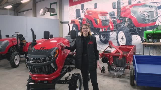 Обзор минитрактора Rossel XT-20D Pro