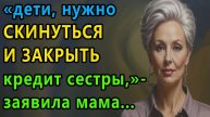Истории из жизни. Дети, нужно скинуться и закрыть кредит сестры Аудио рассказы, Жизненные истории